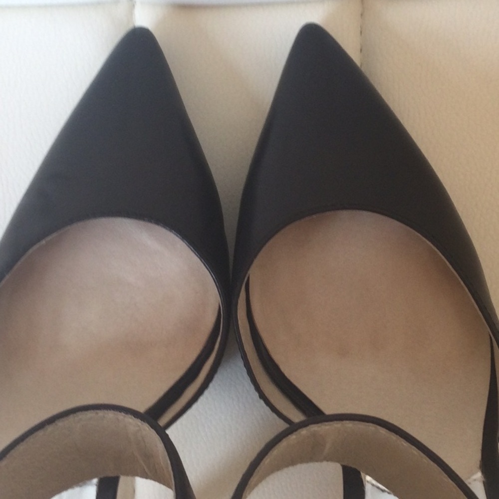 EUC Michael Michael Kors 8M Black Leather Shoes Heels - Picture 11 of 16